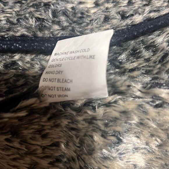 COUNTY suede/faux fur lined coat. Small - Picture 7 of 9